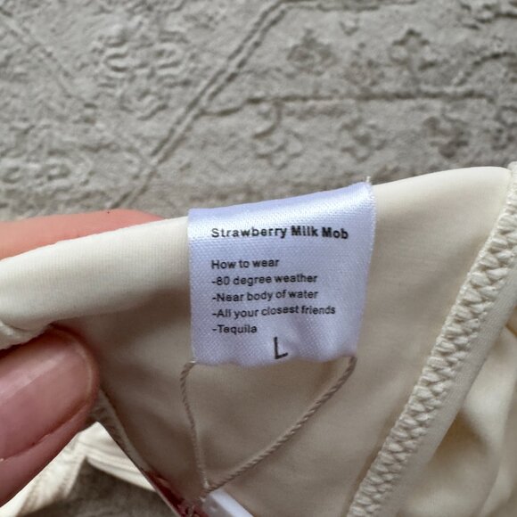 Dolce far Niente Top - Strawberry Milk Mob (Size L) - Picture 6 of 6